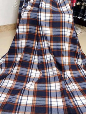 Double Sided Queen Size Plaid Flannel Blanket